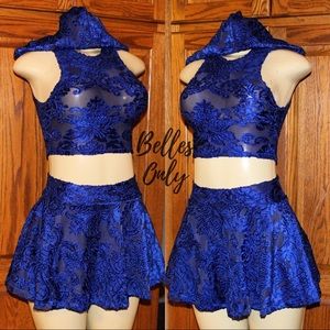 Custom Made Sexy Velvet 2pc ❗️ONLY 1 ❗️